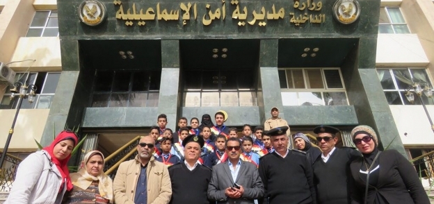 مدير أمن الإسماعيلية يستقبل طلاب المدارس بمتحف الشرطة ويطالبهم بالحفاظ على الوطن .