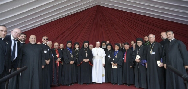 مجلس بطاركة الكنيسة الكاثوليكية مع البابا فرانسيس
