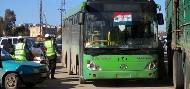 حافلة لنقل المدنيين من حلب