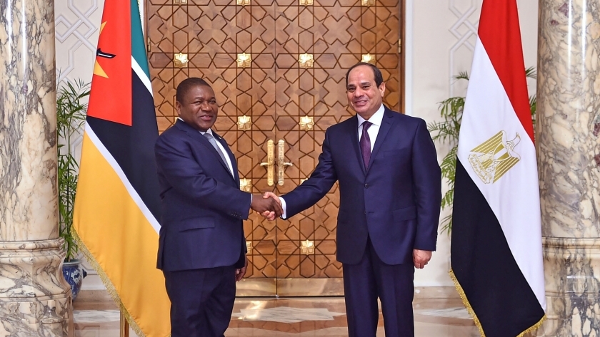 الرئيس عبد الفتاح السيسي ورئيس موزمبيق