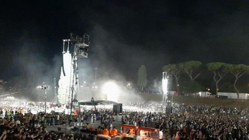 حفل المغني الأمريكي ترافيس سكوت في روما