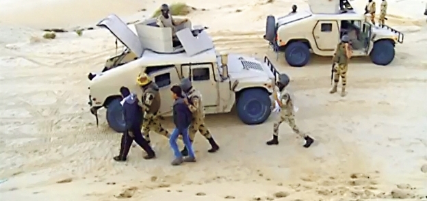 عمليات الجيش فى سيناء ضد الإرهابيين «صورة أرشيفية»