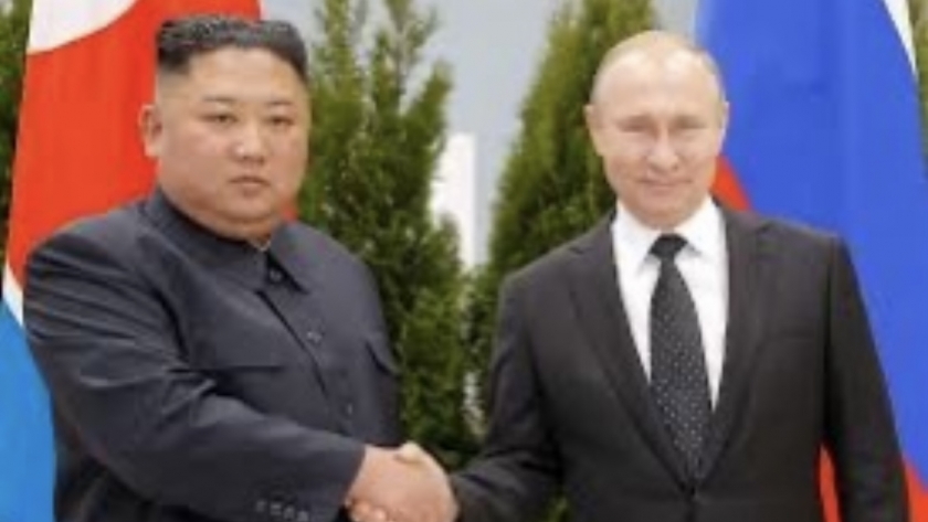 الرئيس الروسي، فلاديمير بوتين في زيارة كوريا الشمالية