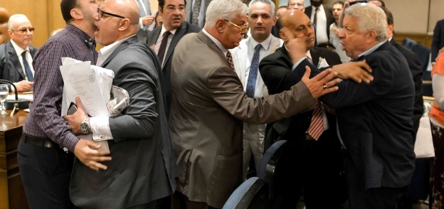 أحد مشادات مرتضى منصور فى البرلمان