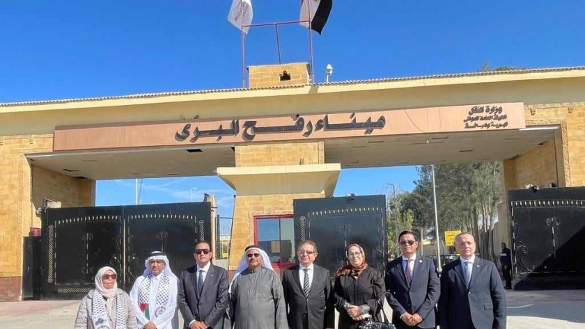 زيارة وفد البرلمان العربي إلى  معبر رفح