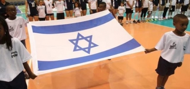 علم اسرائيل يرفرف في الدوحة خلال احدى المناسبات الرياضية