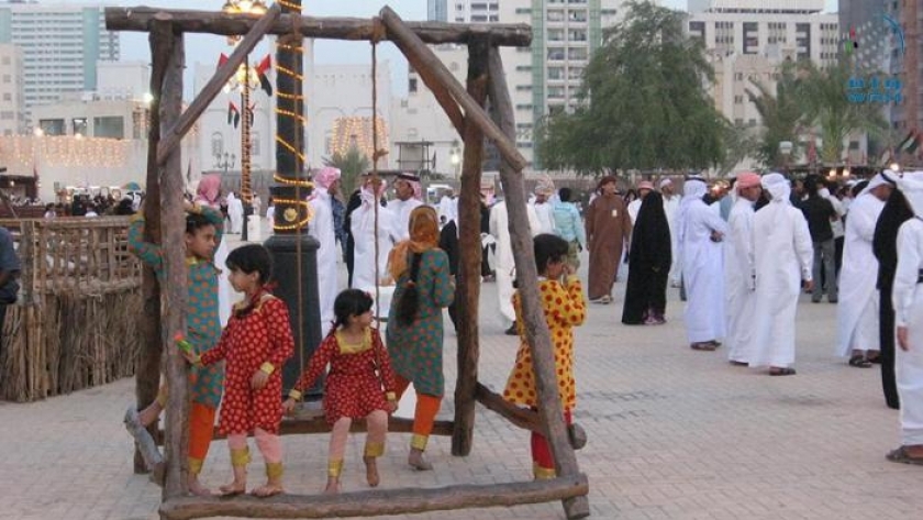 مظاهر الاحتفال بعيد الفطر في الإمارات (أرشيفية)