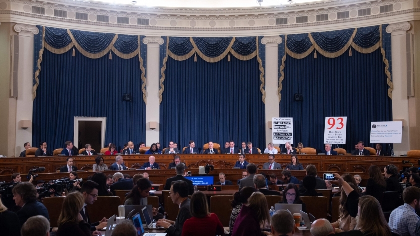 جلسات علنية في الكونجرس الأمريكي في إطار إجراءات عزل ترامب