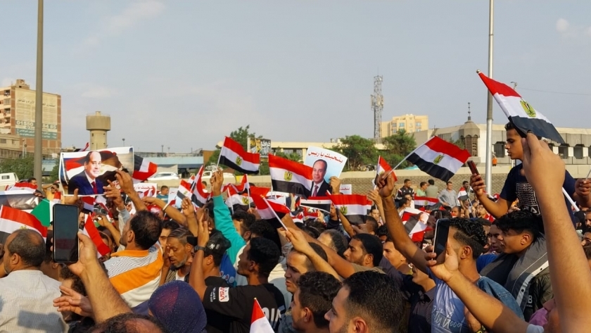مسيرة تضامنية مع الشعب الفلسطيني في مصر