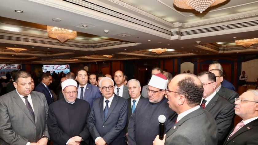 وزير التعليم خلال  مؤتمر "مصر السيسي بناء الدولة الحديثة" اليوم