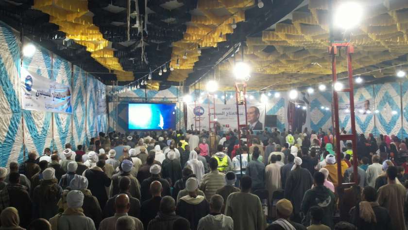 تفاصيل مؤتمر «مستقبل وطن» لدعم المرشح الرئاسي عبد الفتاح السيسي في بني سويف