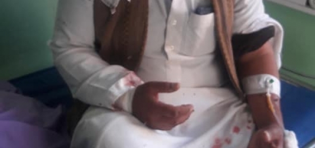 احد المصابين فى حادث مسجد الروضة