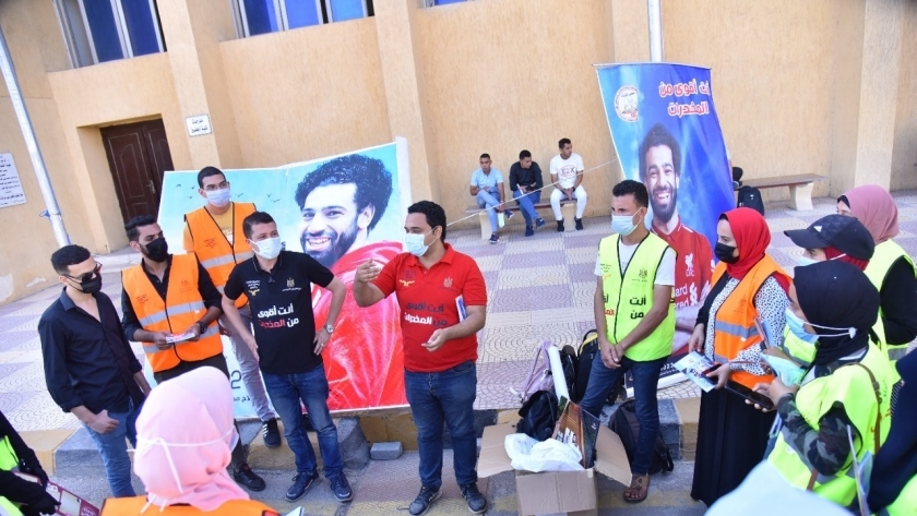 حملات توعوية بمخاطر الإدمان في كفر الشيخ