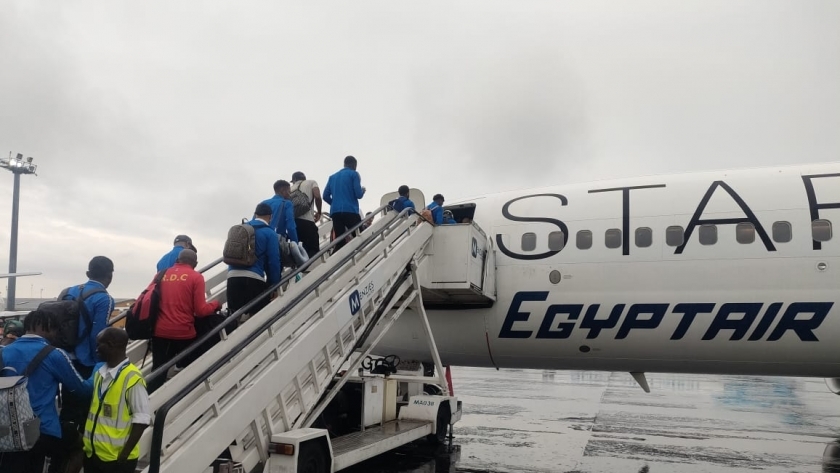 مصر للطيران تنقل المنتخب الكونغولي لكرة القدم إلى ليبيا
