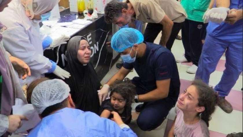 بترق جزء من قدم طفل بدون تخدير في قطاع غزة بسبب القصف