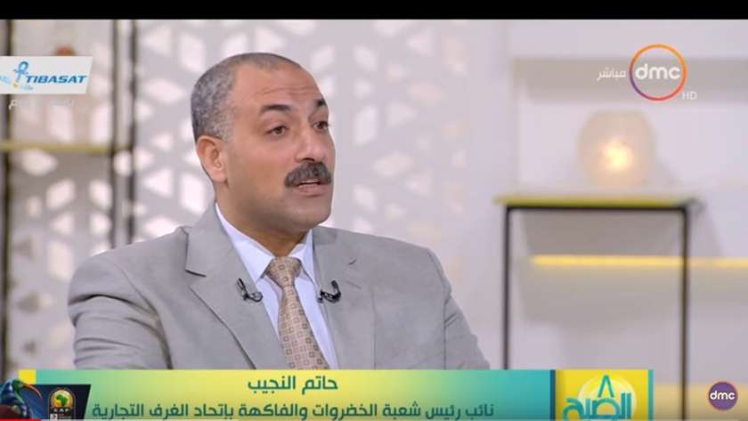 حاتم نجيب نائب رئيس شعبة الخضراوات والفواكة بإتحاد الغرف التجارية