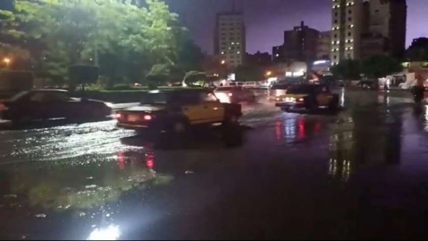 هطول أمطار على الإسكندرية