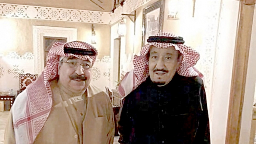 طلال بن سعود والملك سلمان