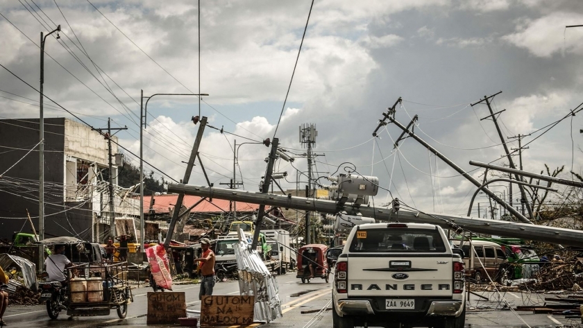 آثار إعصار «راي» في الفلبين