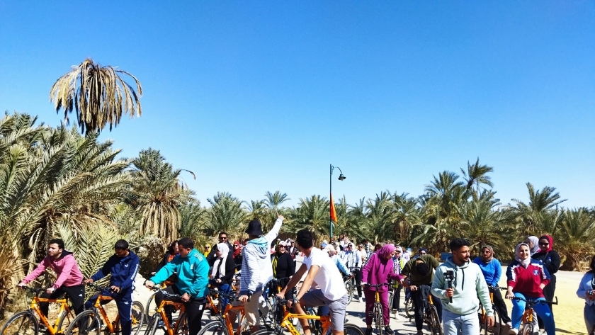 ماراثون الدراجات لشباب المحافظات في سيوة