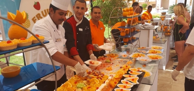 مهرجان برتقال بفندق صن رايز بالغردقة