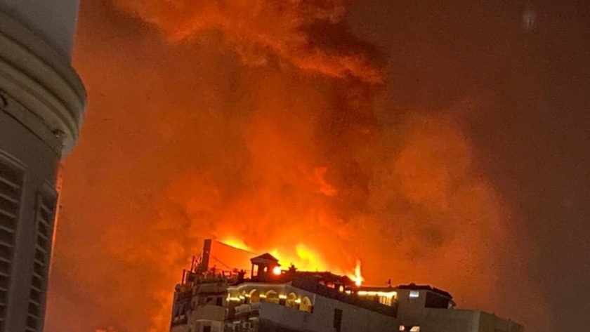 حريق بأحد الفنادق بطنطا والحماية المدنية تسيطر ب 3 سيارات دون اصابات