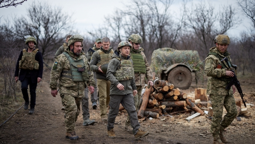 جنود أوكرانيون في دونباس