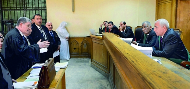 جنايات القاهرة أثناء نظر قضية رشوة مجلس الدولة