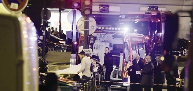 عدد كبير من القتلى والمصابين فى شوارع باريس «أ. ف. ب»