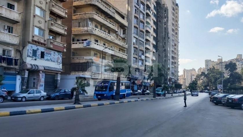 أحد شوارع الإسكندرية