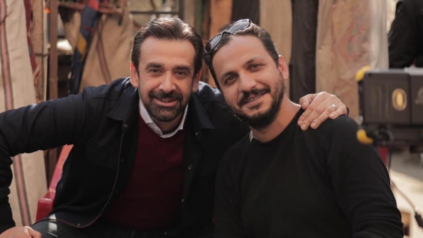 الفنان كريم عبد العزيز والمخرج بيتر ميمي