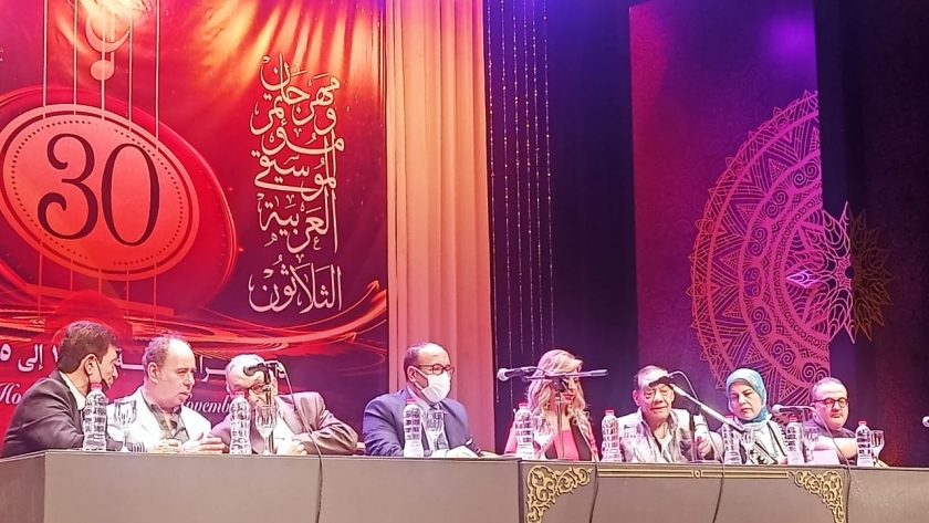 المؤتمر الصحفي لمهرجان الموسيقى العربية