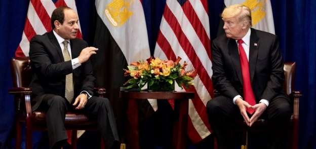 الرئيس عبدالفتاح السيسي والرئيس الأمريكي دونالد ترامب