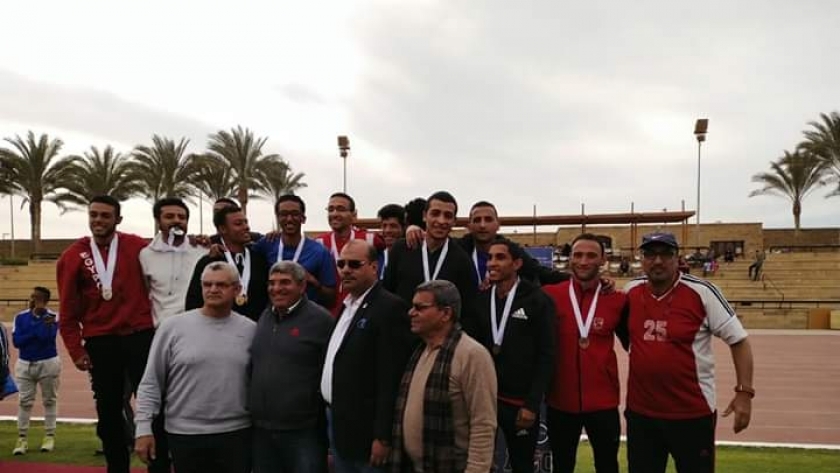 فريق جامعة الزقازيق لألعاب القوى يحصد 7 ميداليات بدوري الجامعات المصرية