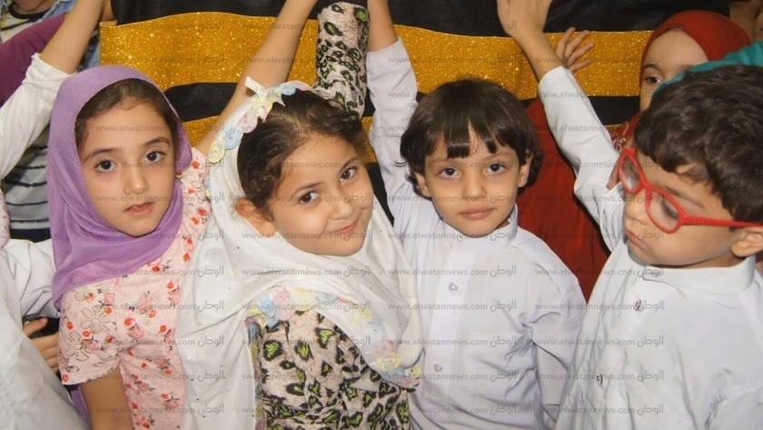 أطفال مكتبة دمنهور يحتفلون بعيد الأضحى المبارك