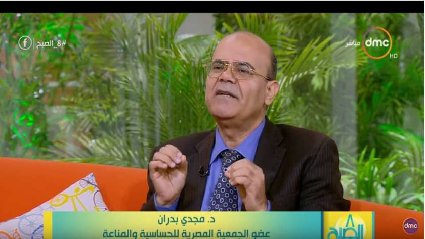 الدكتور مجدي بدران عضو الجمعية المصرية لأمراض الصدر والمناعة