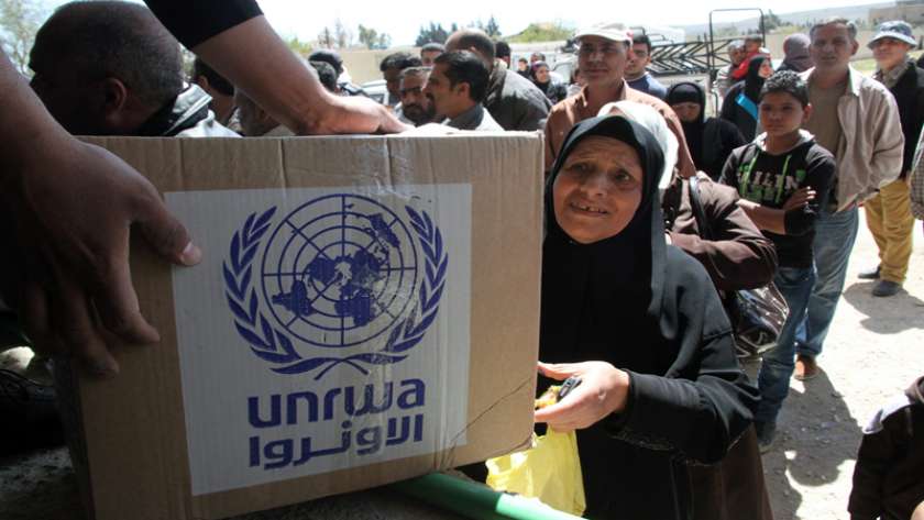 مساعدات «أونروا» للفلسطينيين