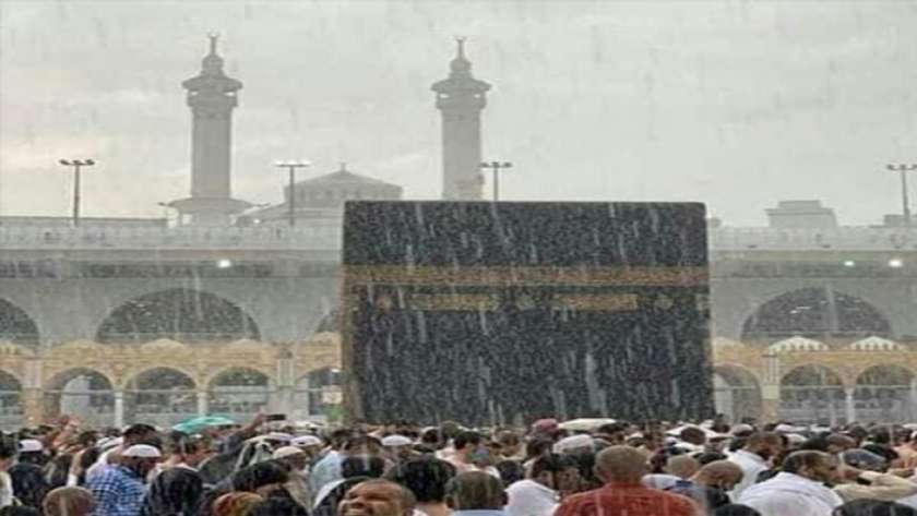 أمطار في مدينة مكة المكرمة .. صورة أرشيفية