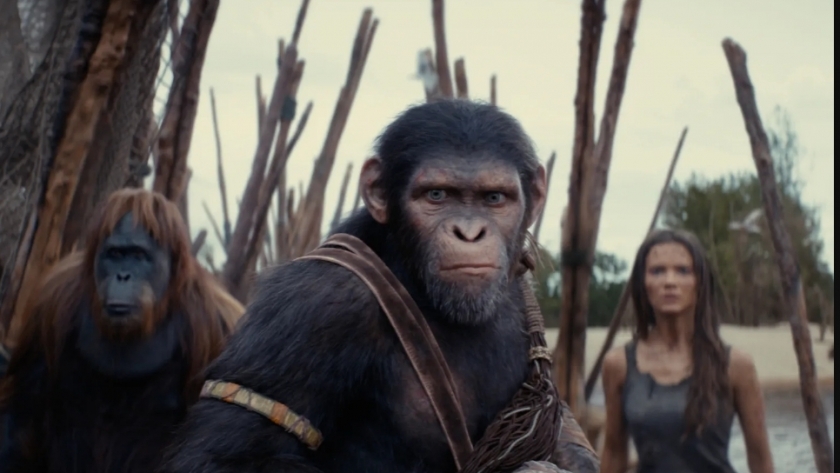 مشهد من فيلم Kingdom of the Planet of the Apes