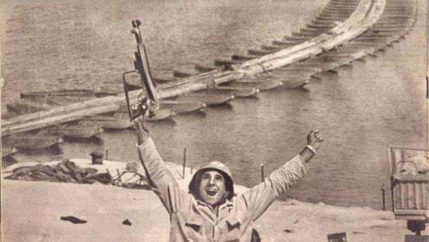 جندي مصري أثناء حرب أكتوبر