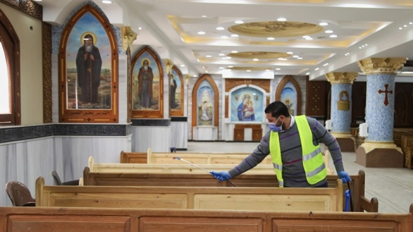 الكنائس المصرية تلغى احتفالاتها بسبب أزمة «كورونا» 