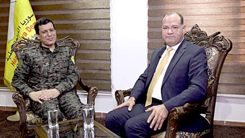 الجنرال مظلوم عبدي القائد العام لقوات سوريا الديمقراطية