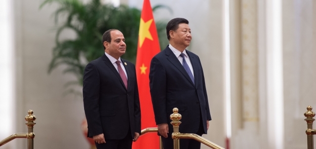 الرئيس عبدالفتاح السيسي أثناء زيارته للصين