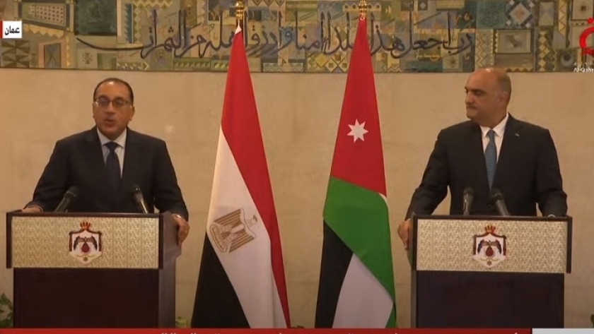 رئيس وزراء الأردن ومصر