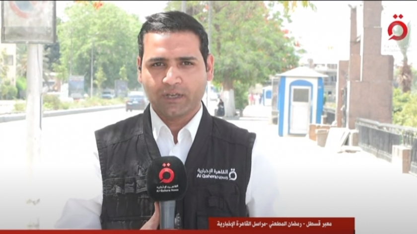 رمضان المطعني مراسل قناة «القاهرة الإخبارية» من معبر رفح