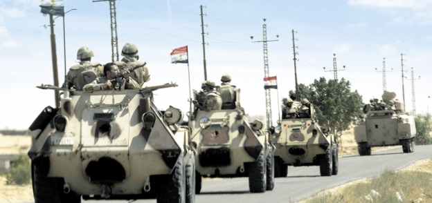 انتشار قوات الجيش فى سيناء للقضاء على البؤر الإرهابية «صورة أرشيفية»