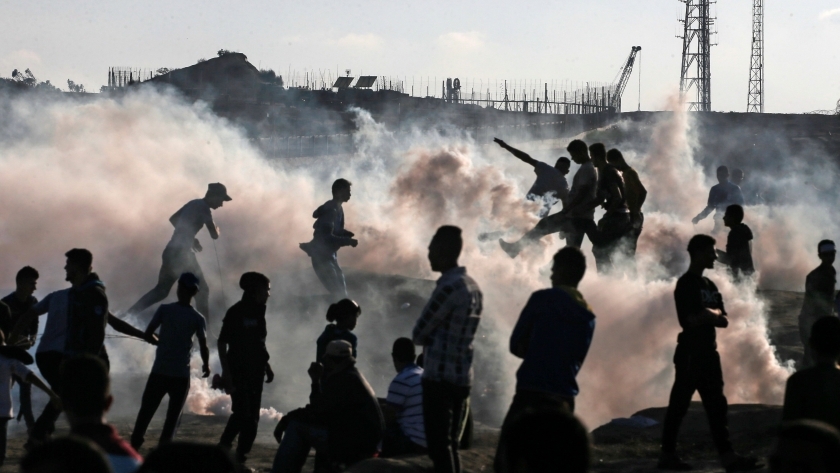 جمعة "يسقط وعد بلفور" على الحدود الشرقية لقطاع غزة