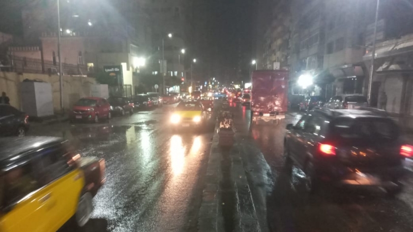 أمطار نوة المكنسة على الإسكندرية اليوم