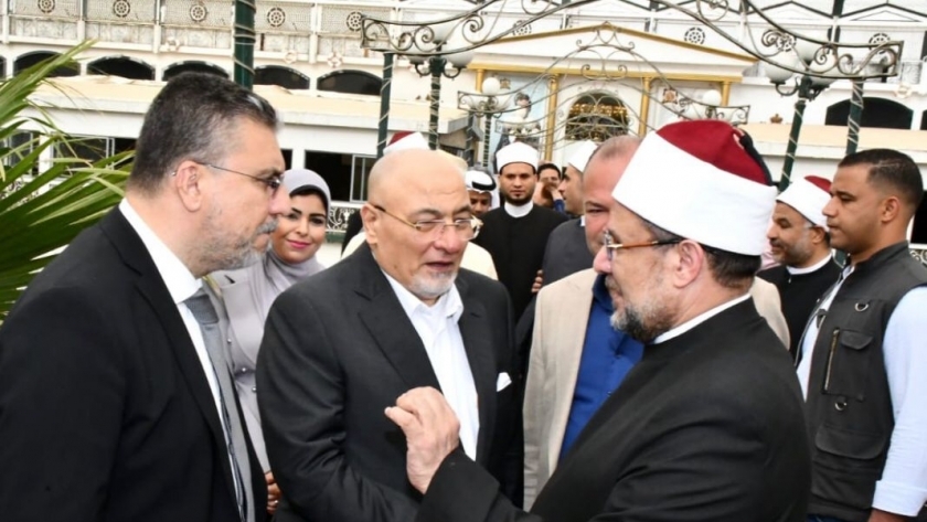 وزير الأوقاف مع رئيس اتحاد الإذاعات الإسلامية