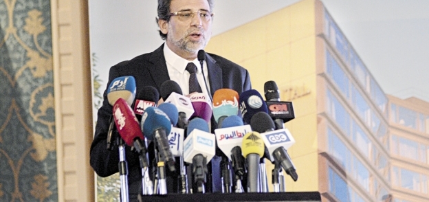 خالد يوسف خلال المؤتمر